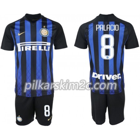 Koszulka Inter Mediolan PALACIO 8 Dziecięca Główna 2018-2019 - Koszulki Piłkarskie